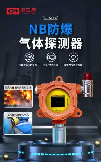 【NB防爆气体探测器】- NB防爆消防燃气探测器，证书齐全，防爆工业探测器应 -【深圳市顺安居智能科技有限公司】