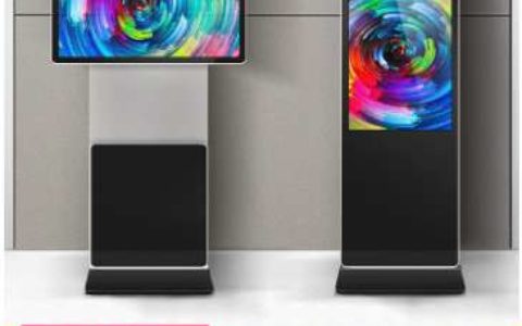 【旋转立式广告机】- 加工定制4K高清液晶触摸多媒体查询一体机 43寸旋 -【深圳中视智能商显科技有限公司】