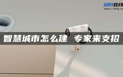 智慧城市怎么建 专家来支招