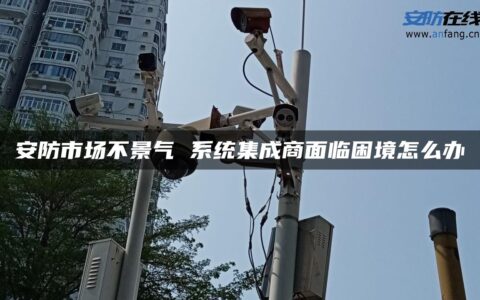 安防市场不景气 系统集成商面临困境怎么办