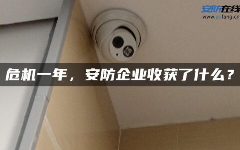 危机一年，安防企业收获了什么？