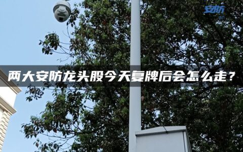 两大安防龙头股今天复牌后会怎么走？