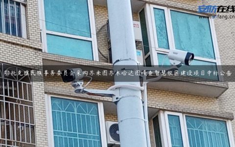 鄂托克旗民族事务委员会采购苏米图苏木哈达图嘎查智慧牧区建设项目中标公告