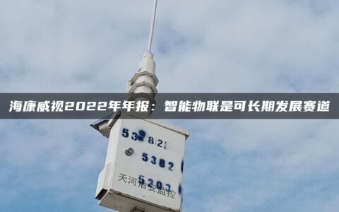 海康威视2022年年报：智能物联是可长期发展赛道