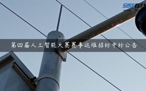 第四届人工智能大赛赛事运维招标中标公告