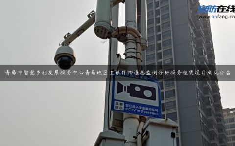 青岛市智慧乡村发展服务中心青岛地区主粮作物遥感监测分析服务租赁项目成交公告