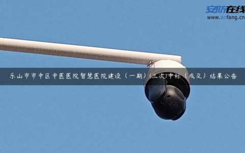 乐山市市中区中医医院智慧医院建设（一期）(三次)中标（成交）结果公告