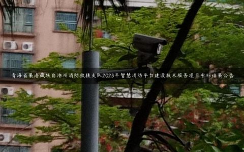 青海省果洛藏族自治州消防救援支队2023年智慧消防平台建设技术服务项目中标结果公告
