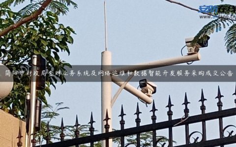 简阳市财政局金财业务系统及网络运维和数据智能开发服务采购成交公告