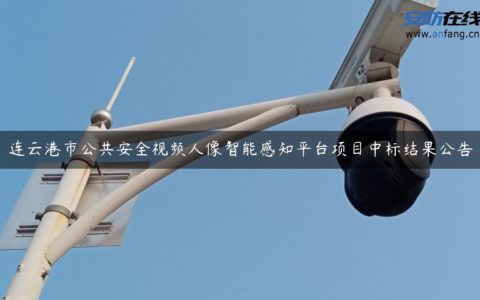连云港市公共安全视频人像智能感知平台项目中标结果公告