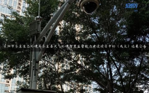 资阳市乐至生态环境局乐至县大气环境智慧监管能力建设项目中标（成交）结果公告