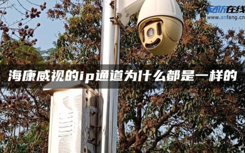 海康威视的ip通道为什么都是一样的