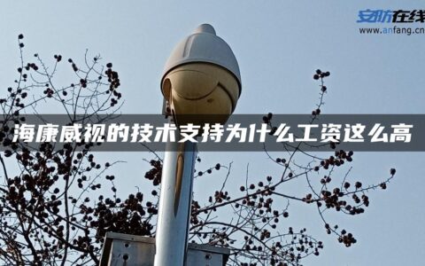 海康威视的技术支持为什么工资这么高