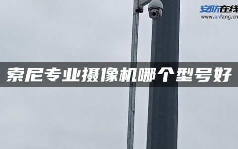 索尼专业摄像机哪个型号好