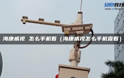 海康威视 怎么手机看（海康威视怎么手机查看）