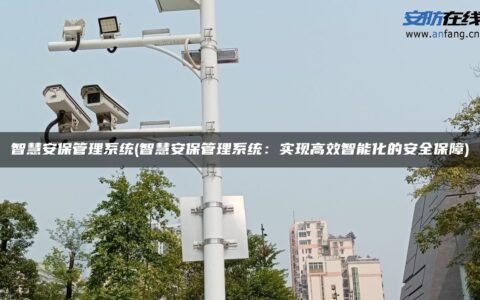 智慧安保管理系统(智慧安保管理系统：实现高效智能化的安全保障)