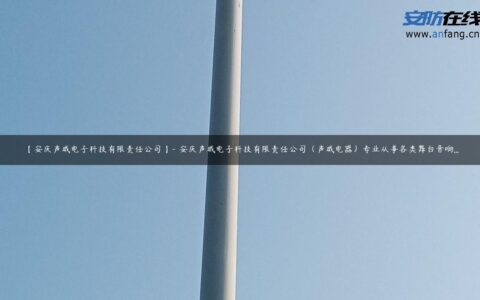 【安庆声威电子科技有限责任公司】- 安庆声威电子科技有限责任公司（声威电器）专业从事各类舞台音响…