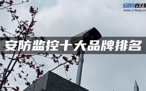 安防监控十大品牌排名