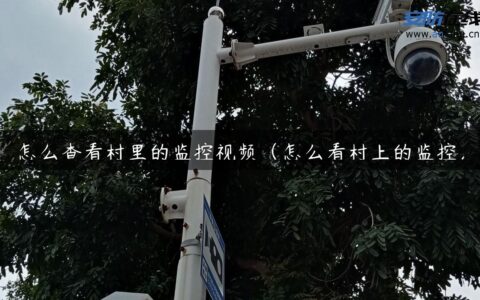 怎么查看村里的监控视频（怎么看村上的监控）