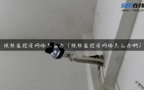 视频监控没网络怎么办（视频监控没网络怎么办啊）