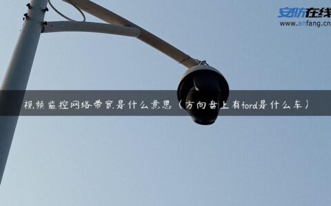 视频监控网络带宽是什么意思（方向盘上有ford是什么车）