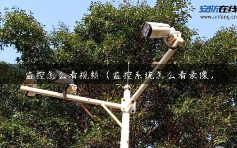 监控怎么看视频（监控系统怎么看录像）