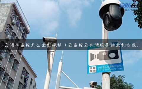 云储存监控怎么录制视频（云监控云存储服务的录制方式）
