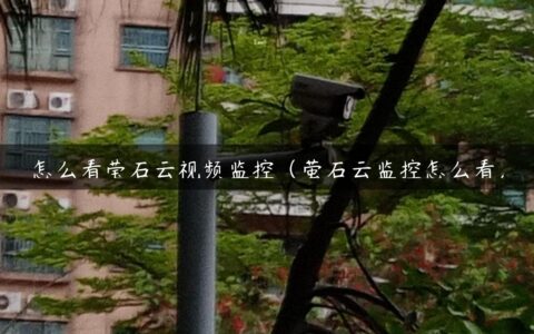 怎么看莹石云视频监控（萤石云监控怎么看）