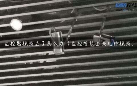 监控器视频丢了怎么办（监控视频丢失几秒视频）