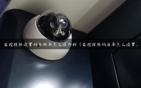 监控视频设置码率帧率怎么设为好（监控视频码流率怎么设置）