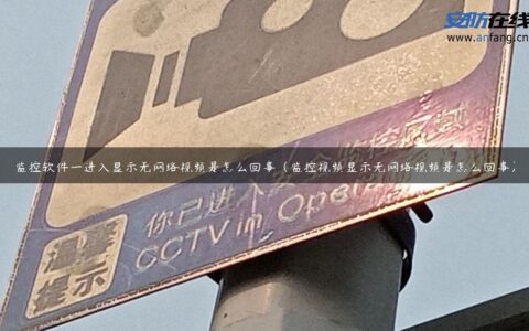 监控软件一进入显示无网络视频是怎么回事（监控视频显示无网络视频是怎么回事）