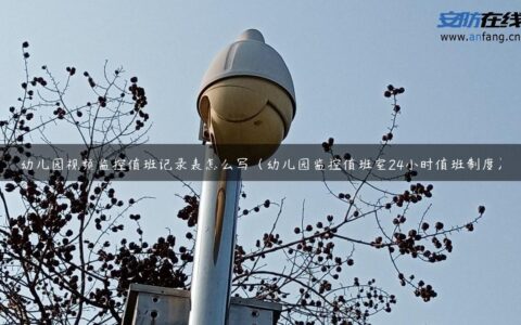 幼儿园视频监控值班记录表怎么写（幼儿园监控值班室24小时值班制度）