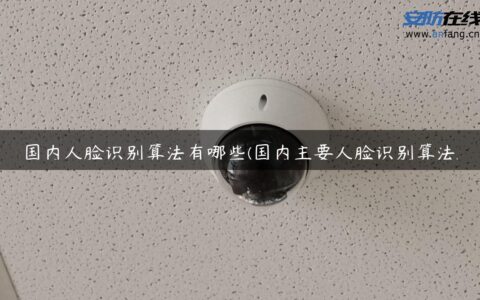 国内人脸识别算法有哪些(国内主要人脸识别算法)