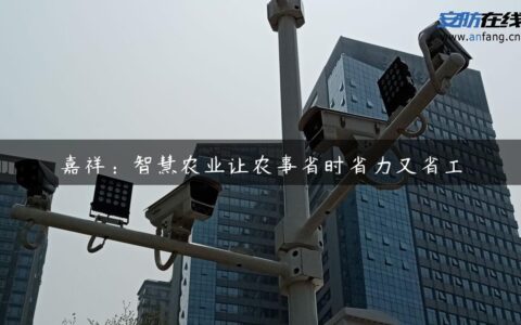 嘉祥：智慧农业让农事省时省力又省工