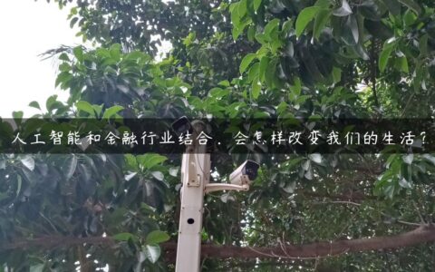 人工智能和金融行业结合，会怎样改变我们的生活？