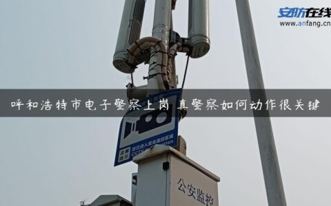 呼和浩特市电子警察上岗 真警察如何动作很关键