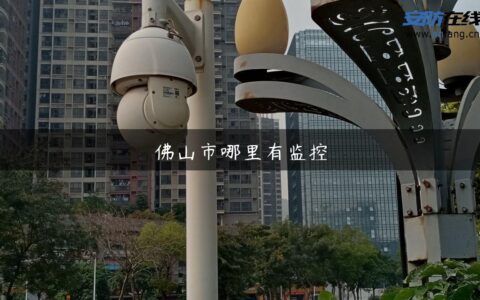 佛山市哪里有监控