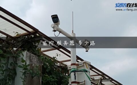 监控 服务器 多少路