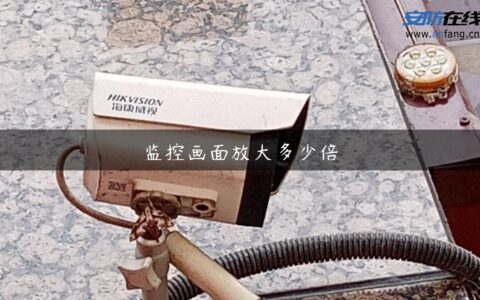 监控画面放大多少倍