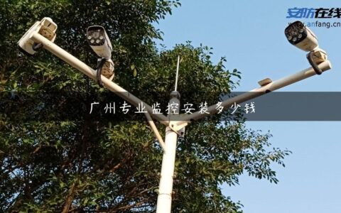 广州专业监控安装多少钱