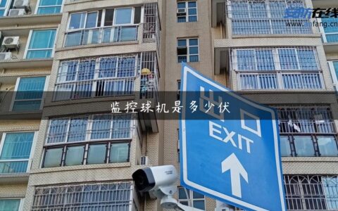 监控球机是多少伏