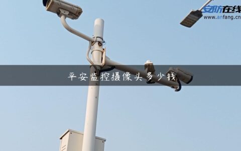 平安监控摄像头多少钱