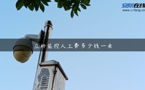 立杆监控人工费多少钱一米