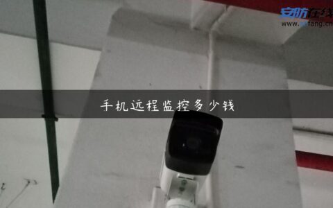 手机远程监控多少钱