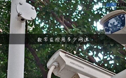 数字监控用多少网速