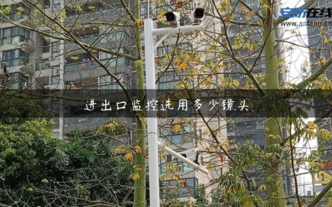 进出口监控选用多少镜头