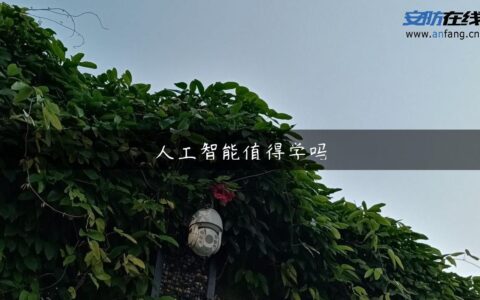 人工智能值得学吗