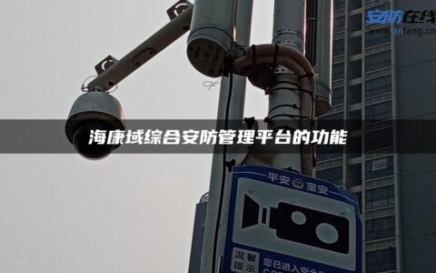 海康域综合安防管理平台的功能