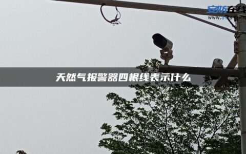天然气报警器四根线表示什么