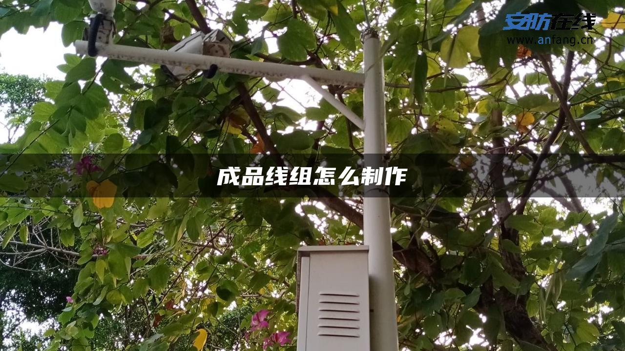 成品线组怎么制作
